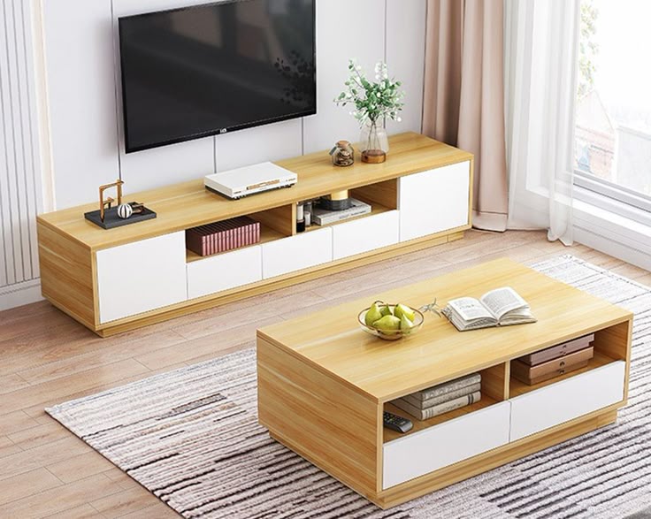 Tv stand and Coffee Table